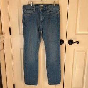J. Crew Men's Straight Blue Jeans